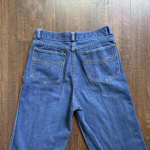 Vintage 80s Zeppelin High Waist Jeans 30x37(25x33) Soft Cotton Bootcut Flared